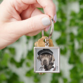 Dog in sweater en pet sleutelhanger (Hand)