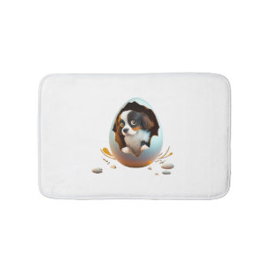 dog in the egg badmat