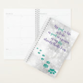 Dog Inspirerend Quote - Dog Wisdom - Hondenliefheb Planner (Display)