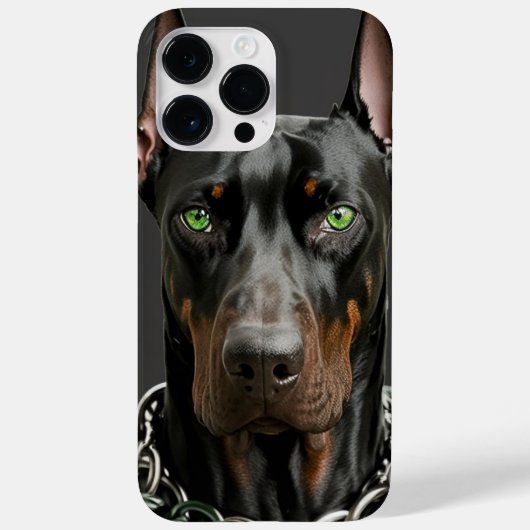 Dog Iphone Case - Dobermann (Achterkant)