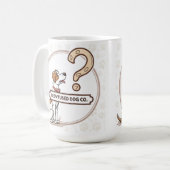Dog is een verwarde koffie Mok (Voorkant links)