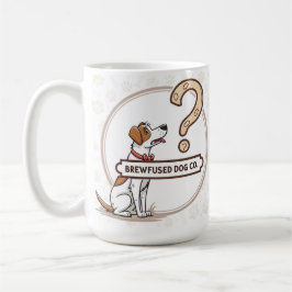 Dog is een verwarde koffie Mok