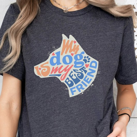 Dog is mijn beste vriend Hondenliefhebber Dog Dad T-shirt