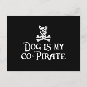 Dog is mijn Co-Pirate Briefkaart