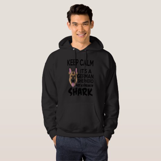 Dog   Keep Calm It's A German Shepard Hoodie (Voorkant volledig)