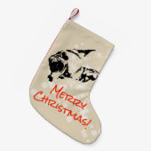 Dog Kerstmis Kleine Kerstsok (Voorkant (Hangend))