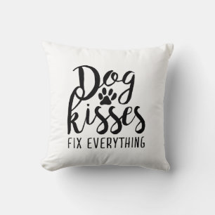 Dog Kisses Fix Alles K9 citaten Zoete Dog Quot Kussen