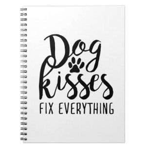 Dog Kisses Fix Alles K9 citaten Zoete Dog Quot Notitieboek