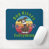 Dog Kisses Fix Everything Muismat (Met muis)
