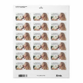 Dog Kisses Photo Return Address Label (Full Sheet)