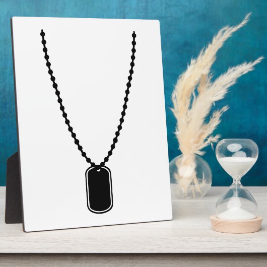 Dog Label Fotoplaat (Zijkant)