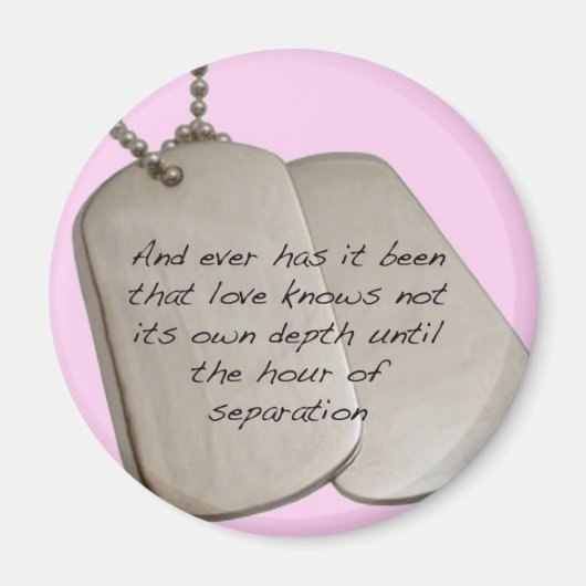 Dog Label Magneet (Voorkant)