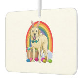 Dog Labrador Retriever Bunny Happy Easter Day pop Luchtverfrisser (Links)
