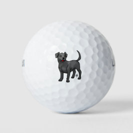 Dog - Labrador Retriever - zwart Golfballen