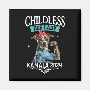 Dog Lady United Funny Dog Feminist Magneet