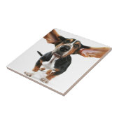 Dog lange oren tegeltje (Zijkant)