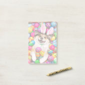 Dog Laying on Easter Eggs Post-it® Notes (Op bureau)