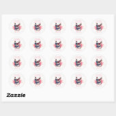 Dog Let's Pawty Birthday Sticker (Vel)