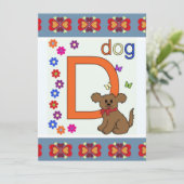 Dog Letter D (Staand voorkant)