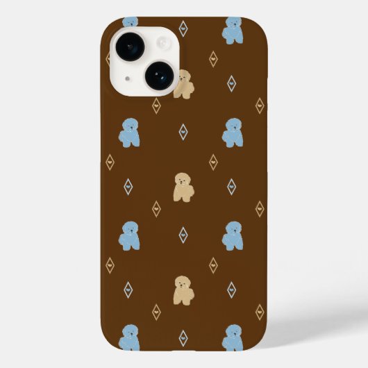 Dog Lhasa Apso patroon Case-Mate iPhone Case (Achterkant)