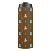 Dog Lhasa Apso patroon Thermosbeker (Voorkant)