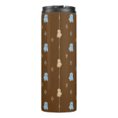 Dog Lhasa Apso patroon Thermosbeker (Achterkant)