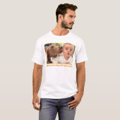 Dog Licking Baby's Ear T-shirt (Voorkant volledig)