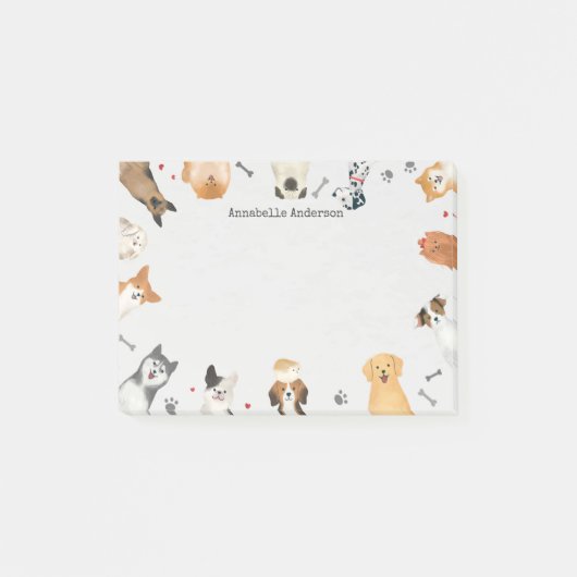 Dog Lijst Post-it® Notes (Voorkant)