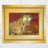 Dog Liquor Label Likeurfles Etiket (Enkel label)