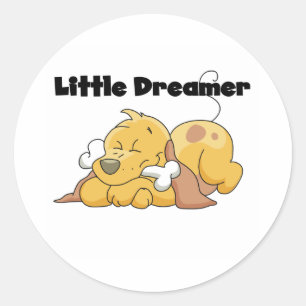 Dog Little Dreamweaver Ronde Sticker