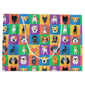 Dog Love Gift Bag Groot Cadeauzakje (Achterkant)