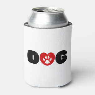 Dog Love Heart Blikjeskoeler