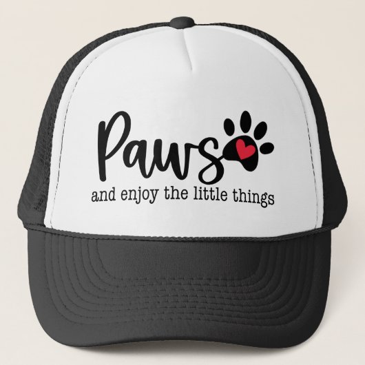 Dog Love Inspirerend Quote Trucker Pet (Voorkant)