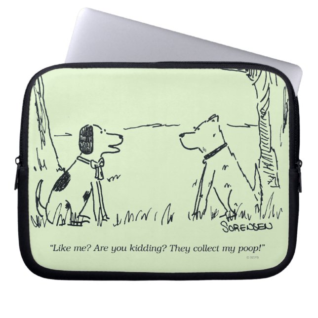 Dog Love Laptop Sleeve (Voorkant)