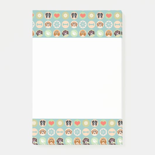 Dog Love Post-it® Notes (Voorkant)