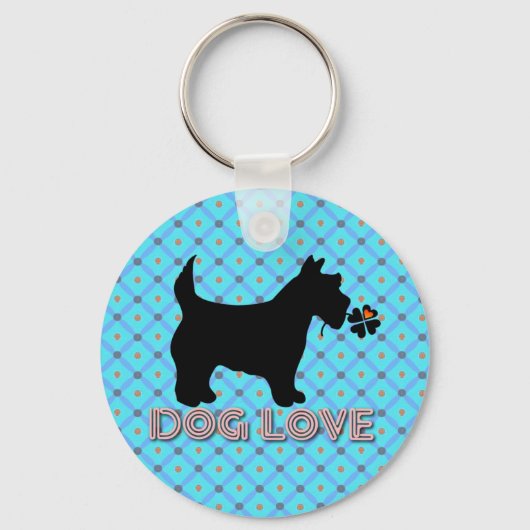 Dog Love Sleutelhanger (Voorkant)