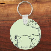 Dog Love Sleutelhanger (Voorkant)