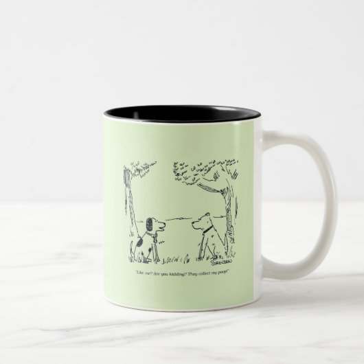 Dog Love Tweekleurige Koffiemok (Rechts)