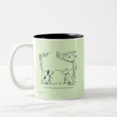 Dog Love Tweekleurige Koffiemok (Links)