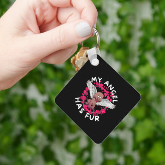 dog lover angel wings labrador puppy sleutelhanger