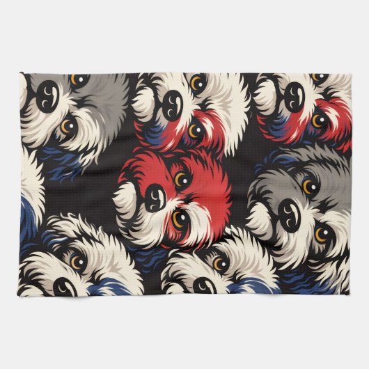 Dog Lover Cockapoo Gift Theedoek (Horizontaal)