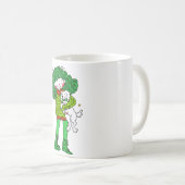 Dog Lover Hug Mug – Cute Girl and Puppy Coffee Cup (Devant droit)