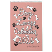 Dog Lovers Calendar 2026 | Hand Drawn Ilustrations Kalender (Hoes)