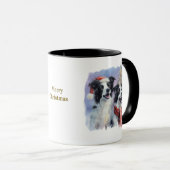 Dog Lovers Christmas Coffee Mug (Devant droit)