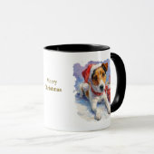 Dog Lovers Christmas Coffee Mug (Devant droit)