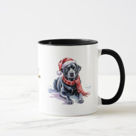 Dog Lovers Christmas Coffee Mug/Labrador Mok