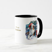 Dog Lovers Christmas Coffee Mug Mok (Voorkant rechts)