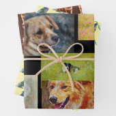 Dog Lovers Dogs Art Wrapping Craft Paper Personal (In situ)