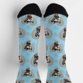 Dog Lovers Heart Frame One Photo Fun Pet Sokken (Top)