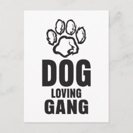 Dog Loving Gang Briefkaart